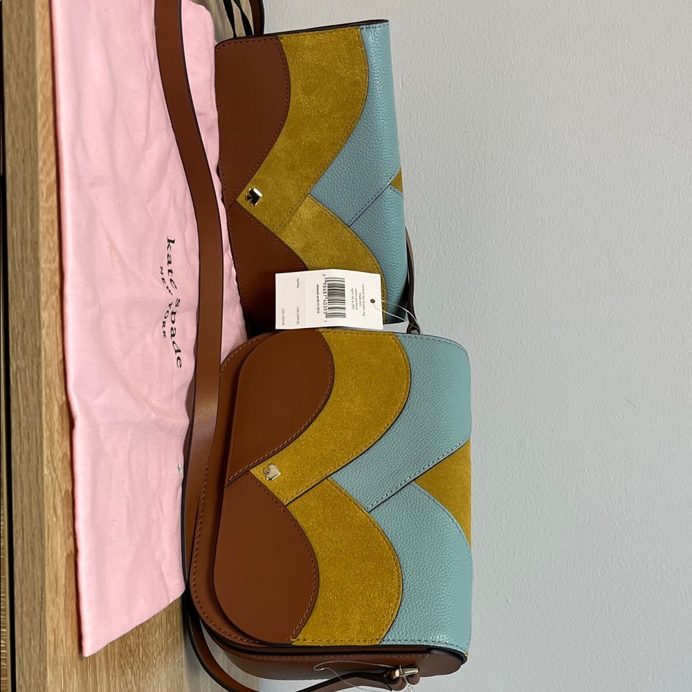 Kate Spade Nadine Patchwork Purse, Wallet, and Original Case - Picture 8 of 8